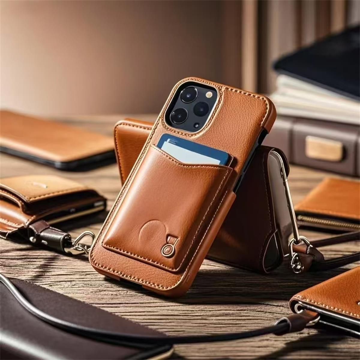 Premium Leather Phone Wallet