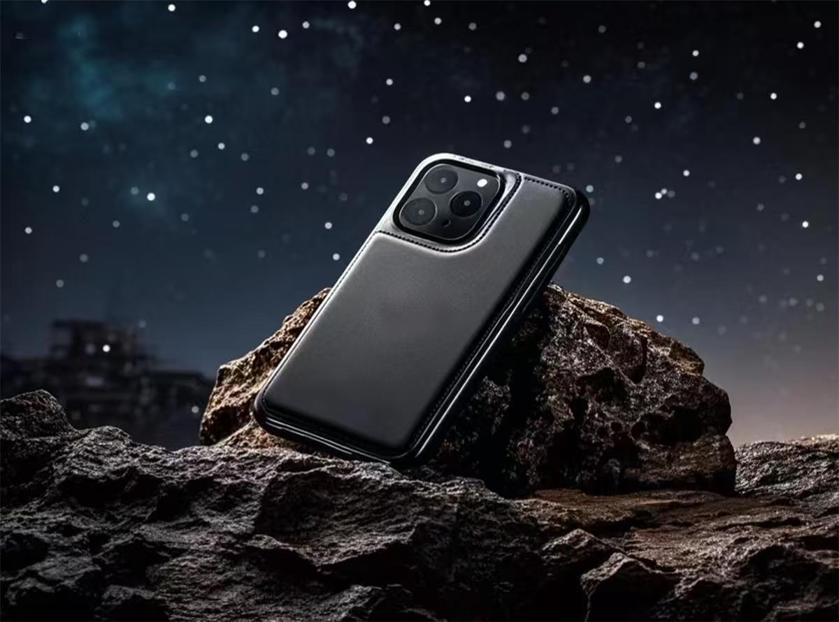 Premium Leather Phone Wallet Background